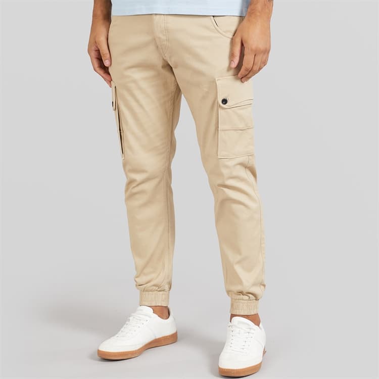 JACK & JONES Heren Paul Warner AKM 111 Cargo Broek Beige