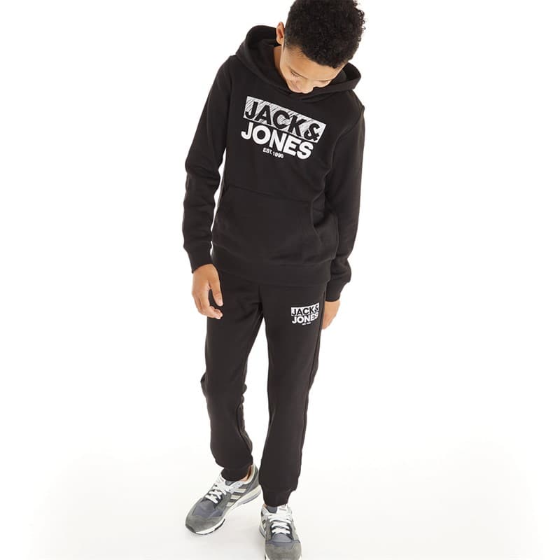 JACK & JONES Jongens Zero Trainingspak zwart - Afbeelding 1