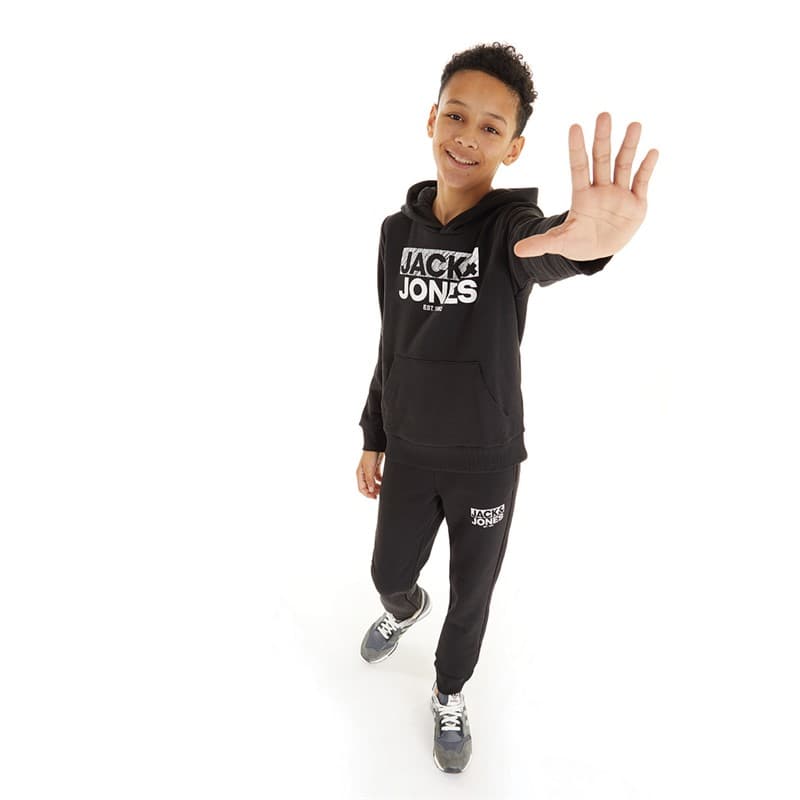 JACK & JONES Jongens Zero Trainingspak zwart - Afbeelding 4