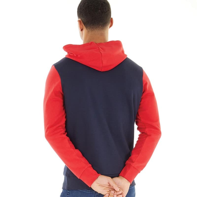 JACK & JONES Hoodie met logo blokkering Tango rood heren - Afbeelding 2