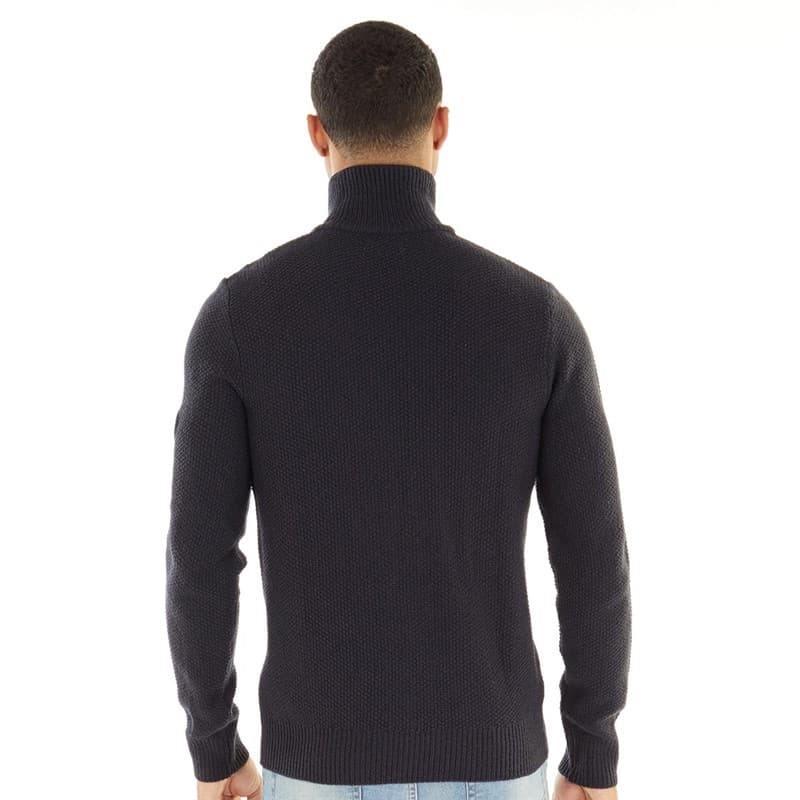 JACK & JONES Trui Shane gebreid marineblauwe blazer heren - Afbeelding 2