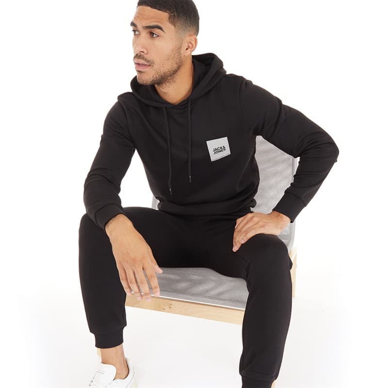 JACK & JONES Trainingspak Heren Zwart - Afbeelding 1