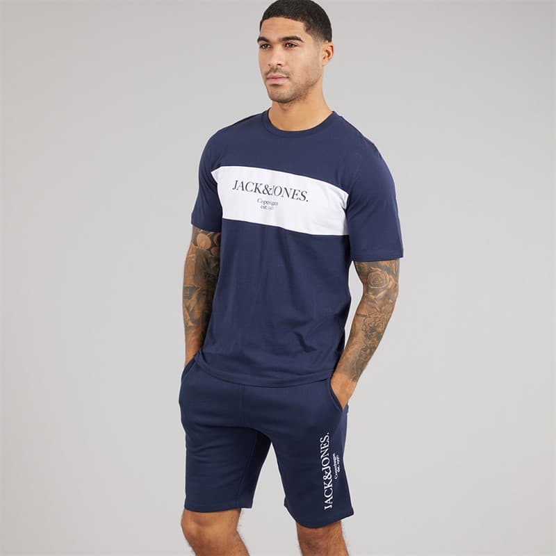 JACK & JONES Blazer Heren Chester Twinset Navy - Afbeelding 1