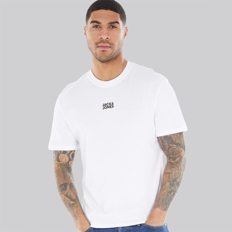 JACK & JONES T-shirt Klassiek Wit Heren