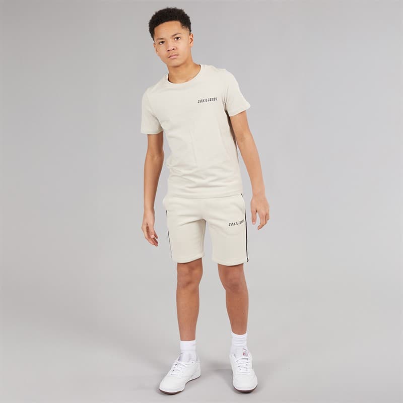 JACK & JONES Jongens T-shirt en Shorts Set Maanlicht - Afbeelding 4