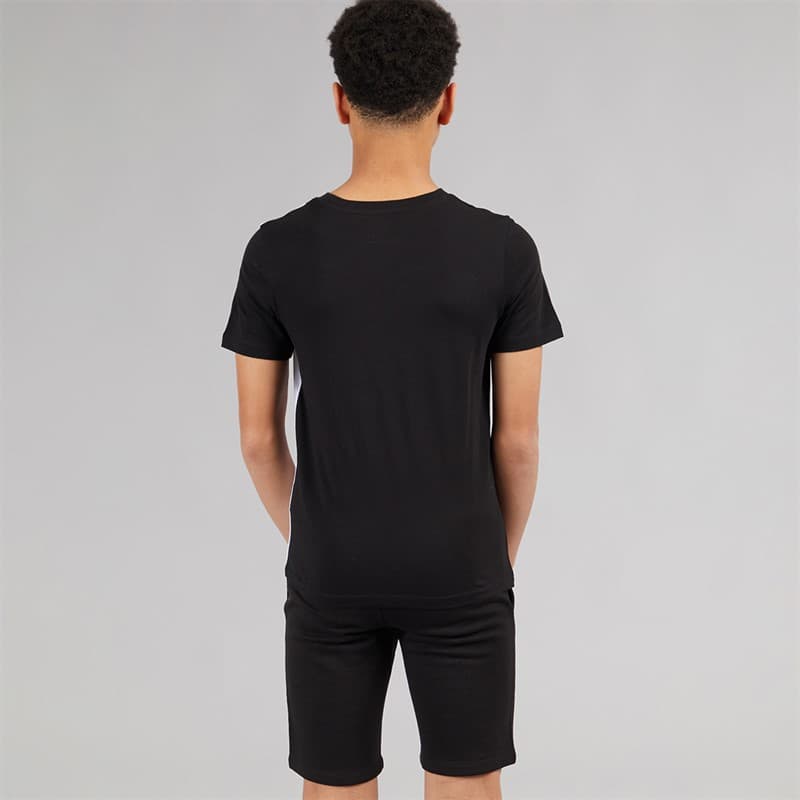 JACK & JONES Jongens Jax Blocking T-shirt en Shorts Set Zwart - Afbeelding 2