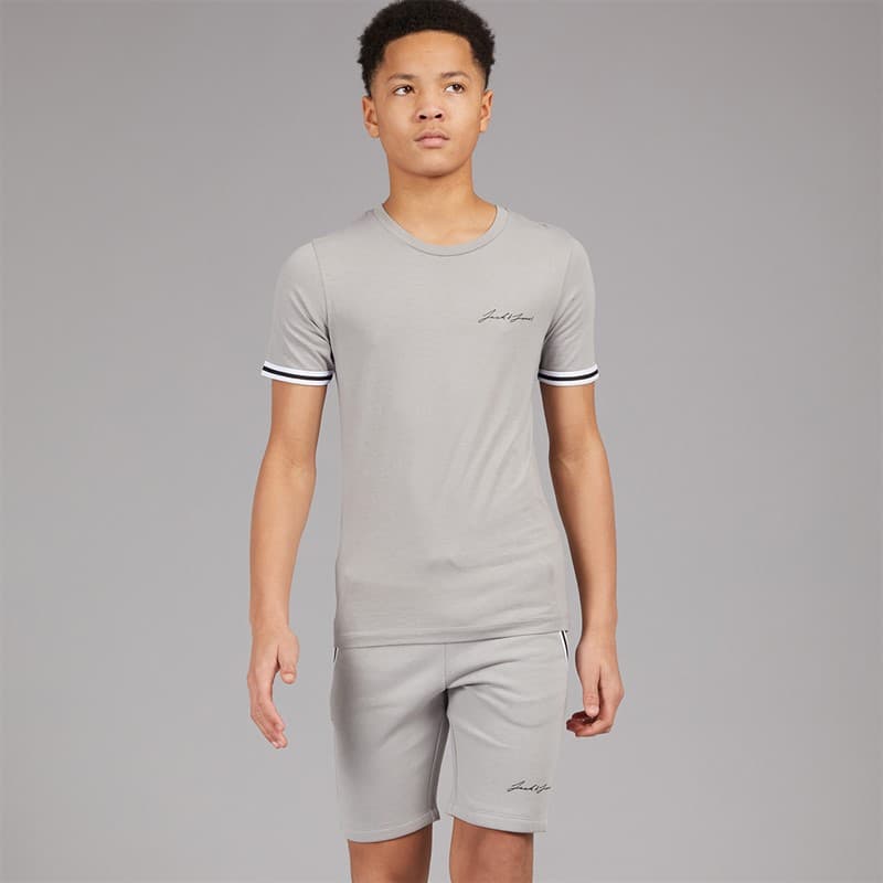 JACK & JONES Jongens Jaxon Set Grijs - Afbeelding 1