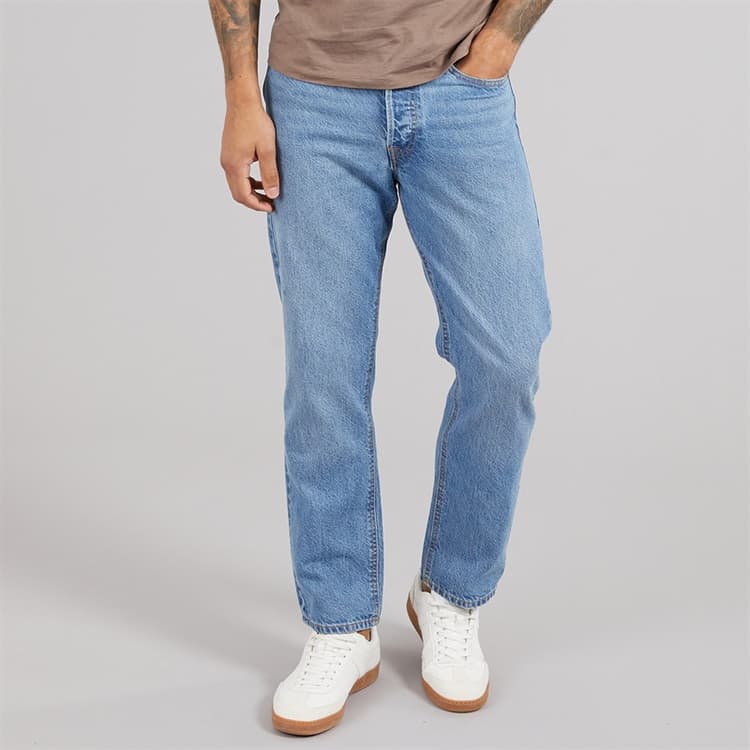 JACK & JONES Heren Chris SQ 957 Relaxed Fit Jeans Blauw Denim