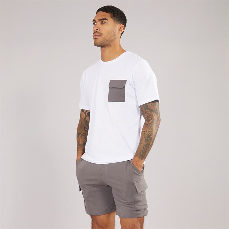 JACK & JONES Heren Zak Co Ord Wit / Castlerock - Afbeelding 1