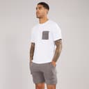 JACK & JONES Heren Zak Co Ord Wit / Castlerock
