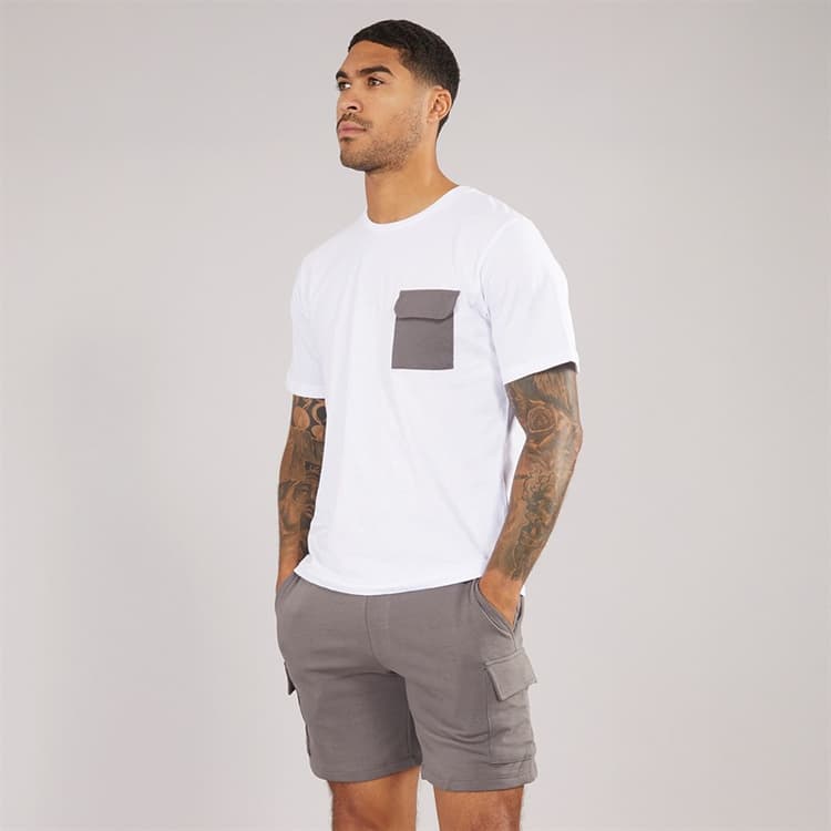 JACK & JONES Heren Zak Co Ord Wit / Castlerock