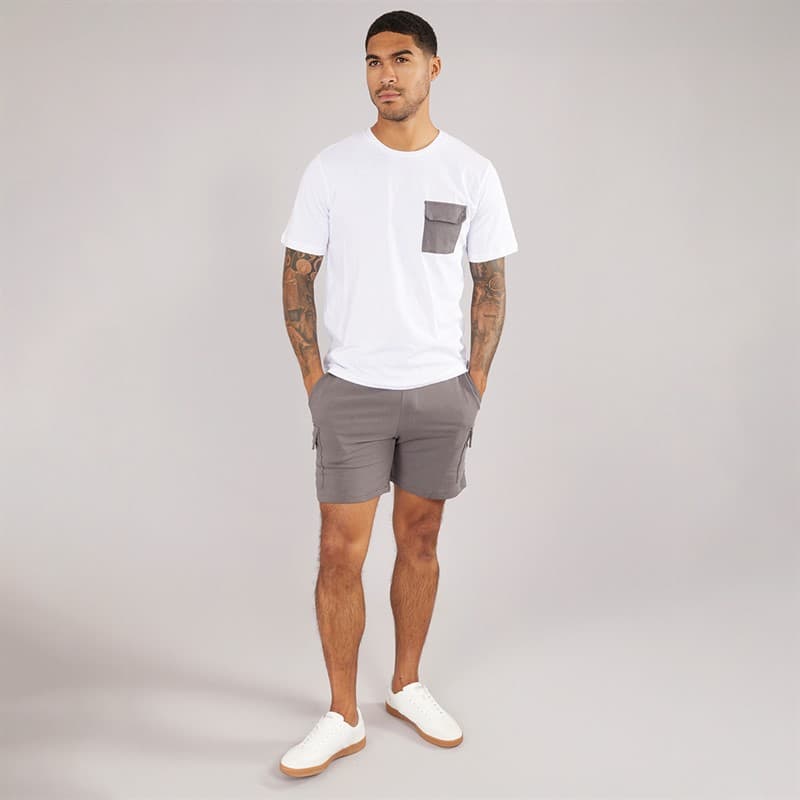 JACK & JONES Heren Zak Co Ord Wit / Castlerock - Afbeelding 3