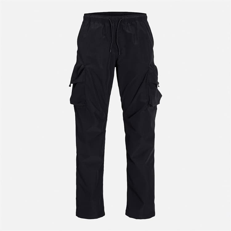 JACK & JONES Heren Kane Tech Cargo Broek Zwart