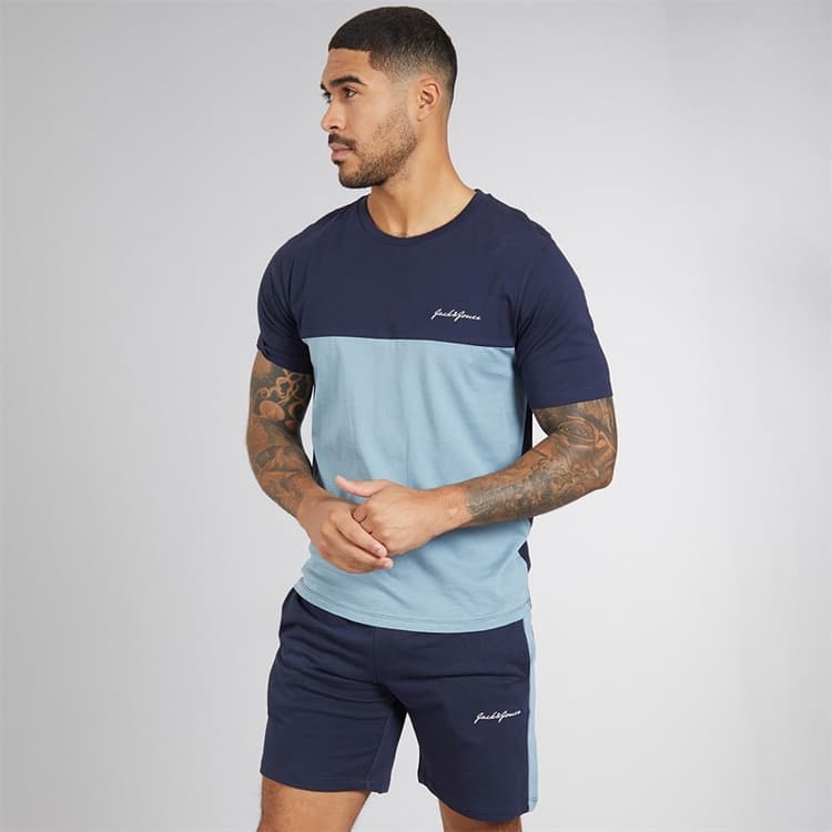 JACK & JONES Heren Trip Set Marine