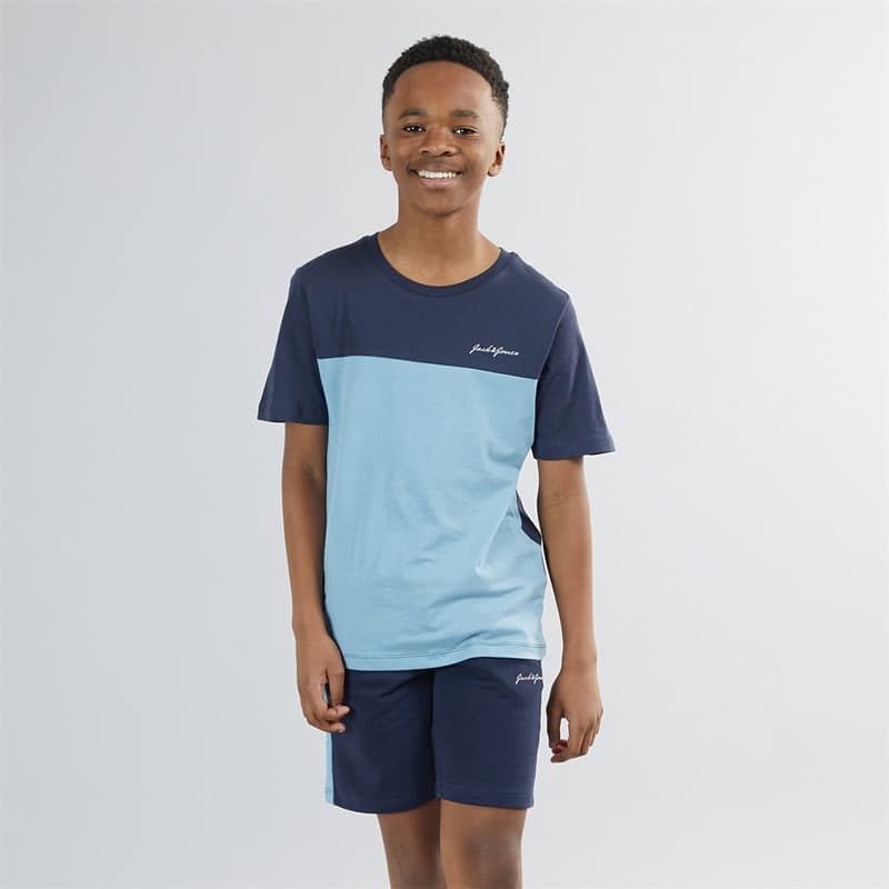 JACK & JONES Jongens Trip Set Blauw - Afbeelding 1