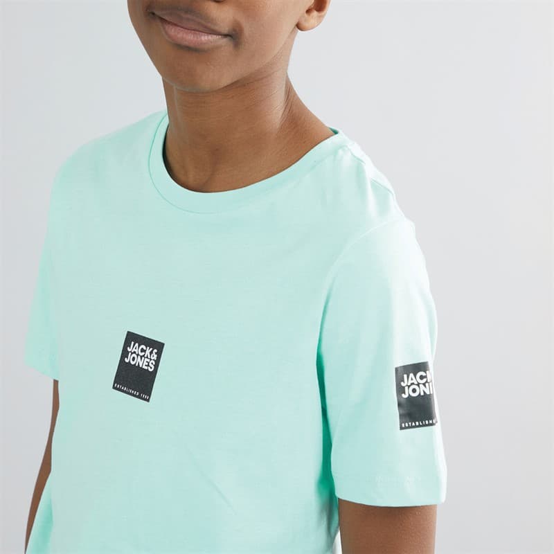 JACK & JONES Jongens Drive T-shirt en Shorts Co-ord Set Eiland Paradijs - Afbeelding 3