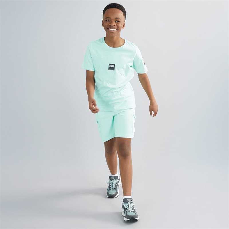 JACK & JONES Jongens Drive T-shirt en Shorts Co-ord Set Eiland Paradijs - Afbeelding 4