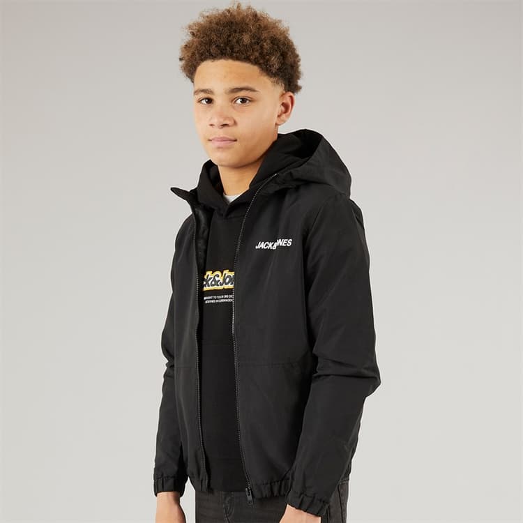JACK & JONES Jongens Mash Bomberjack Zwart