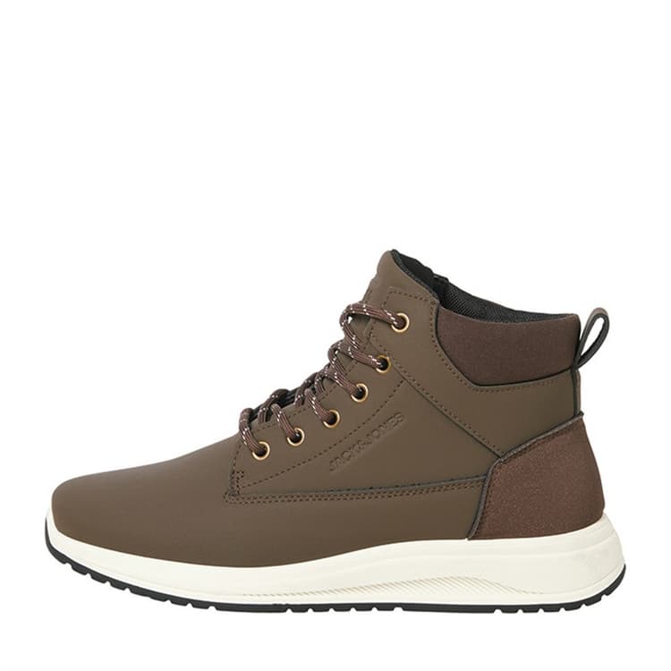 JACK & JONES Heren Alaska PU Nubuck Boots Cappuccino