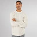 JACK & JONES Heren Rice Knit Trui Oatmeal