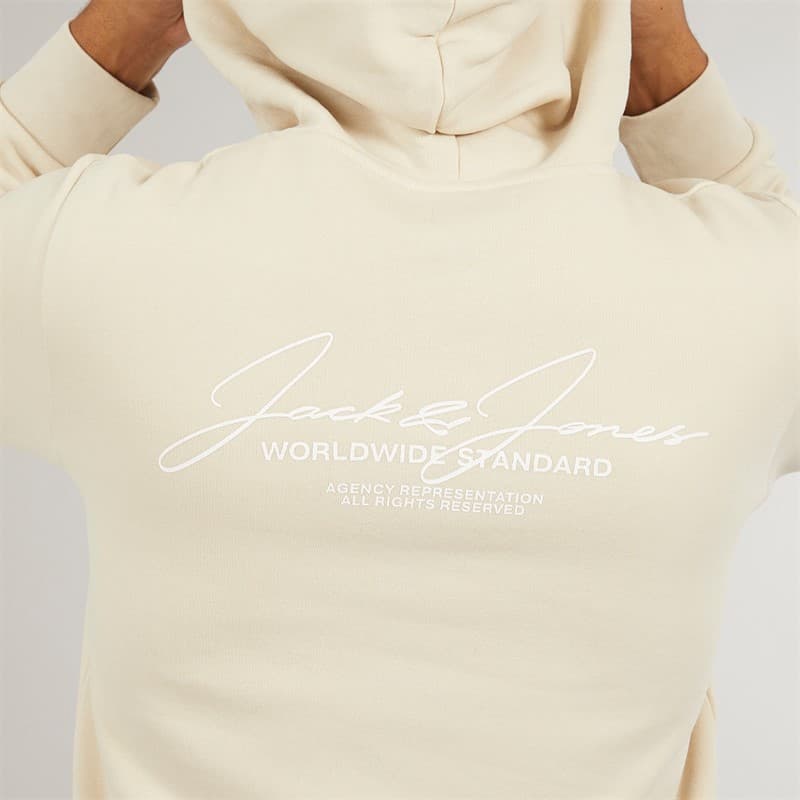 JACK & JONES Heren Cover Script Trainingspak Maanlicht - Afbeelding 5