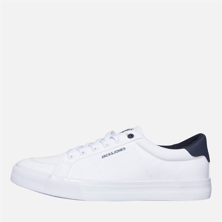 JACK & JONES Heren Basic Canvas Sneakers Wit