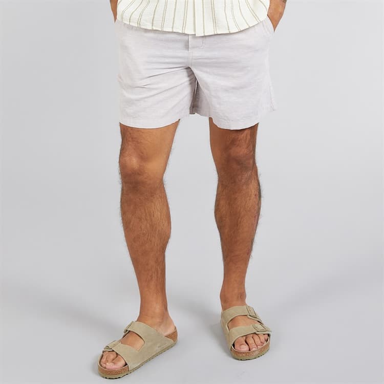 JACK & JONES Heren Jaiden Linnenmix Korte Broek Crockery