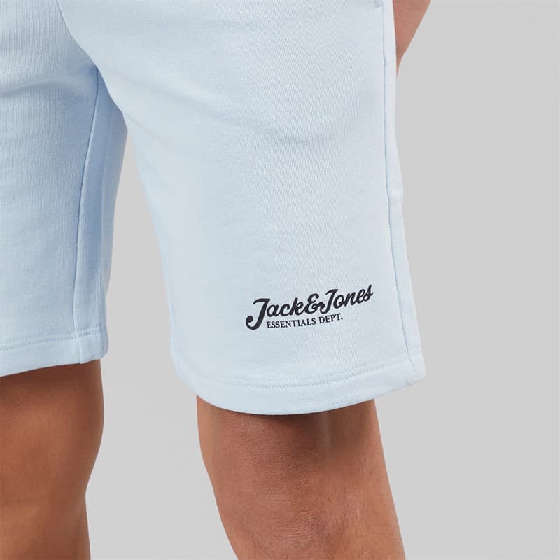 JACK & JONES Jongens Beau 2 Pack T-shirts en Shorts Set Cashmere Blue - Afbeelding 5
