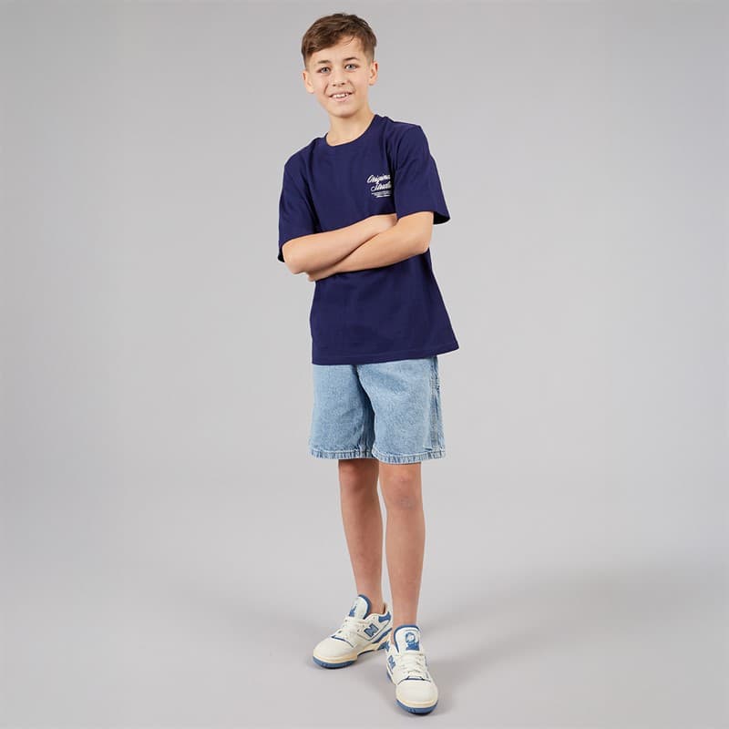 JACK & JONES Jongens Norrebro T-shirt Ocean Cavern - Afbeelding 4