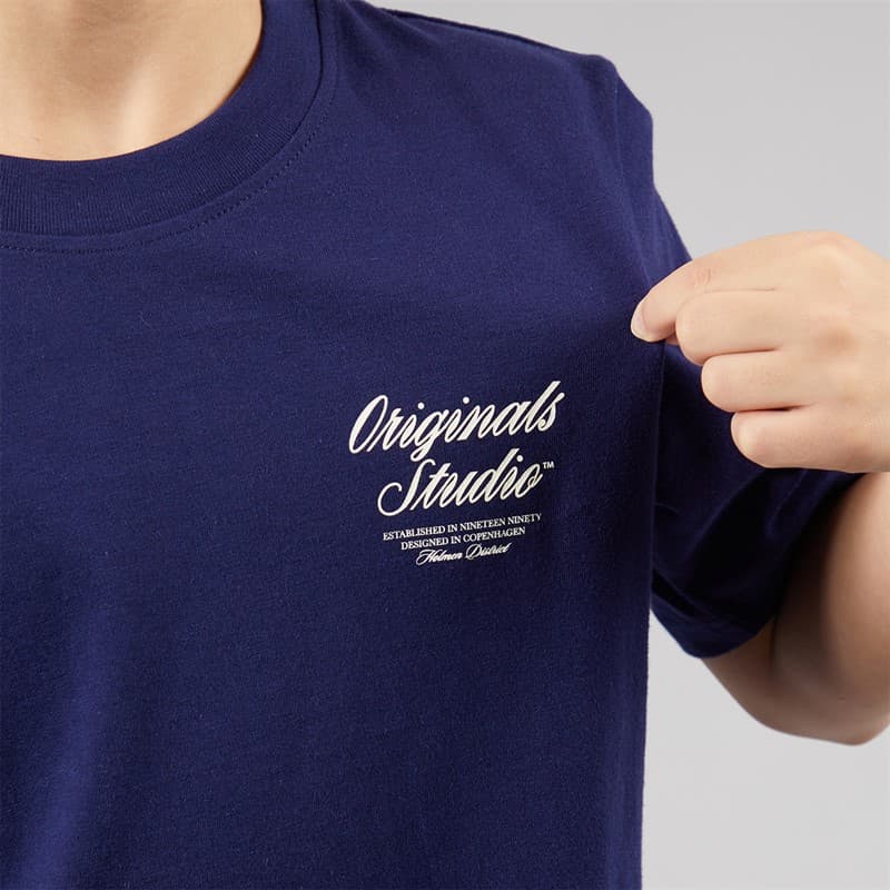 JACK & JONES Jongens Norrebro T-shirt Ocean Cavern - Afbeelding 5