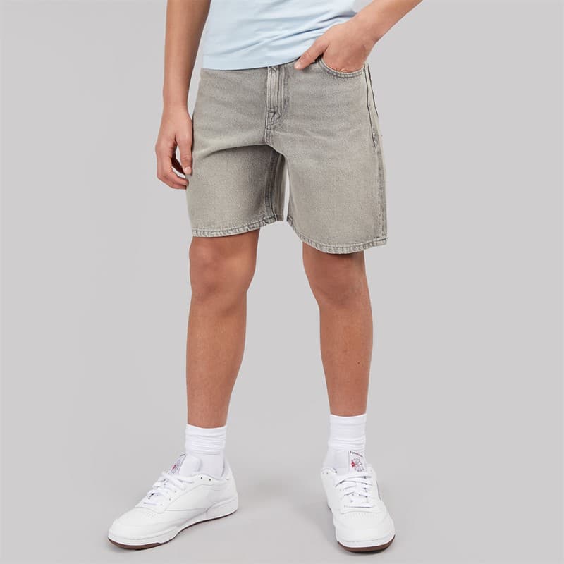 JACK & JONES Jongens Tony AKM 310 Shorts Grey Denim - Afbeelding 1