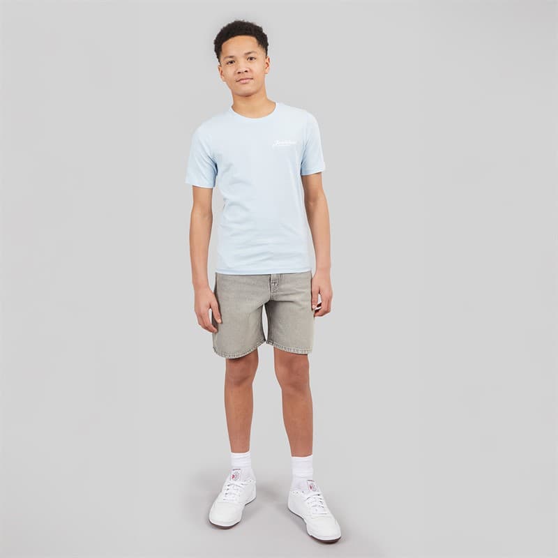 JACK & JONES Jongens Tony AKM 310 Shorts Grey Denim - Afbeelding 4