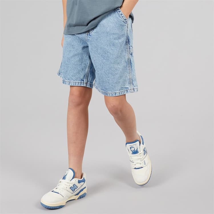 JACK & JONES Jongens Tony SQ 234 Carpenter Shorts Blue Denim