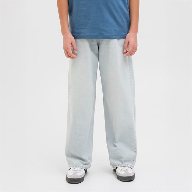 JACK & JONES Jongens Origin Wijde Pijp Jeans Blue Denim