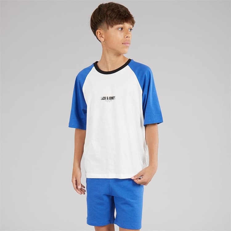 JACK & JONES Jongens Oern T-shirt en shorts set Beaucoup Blue