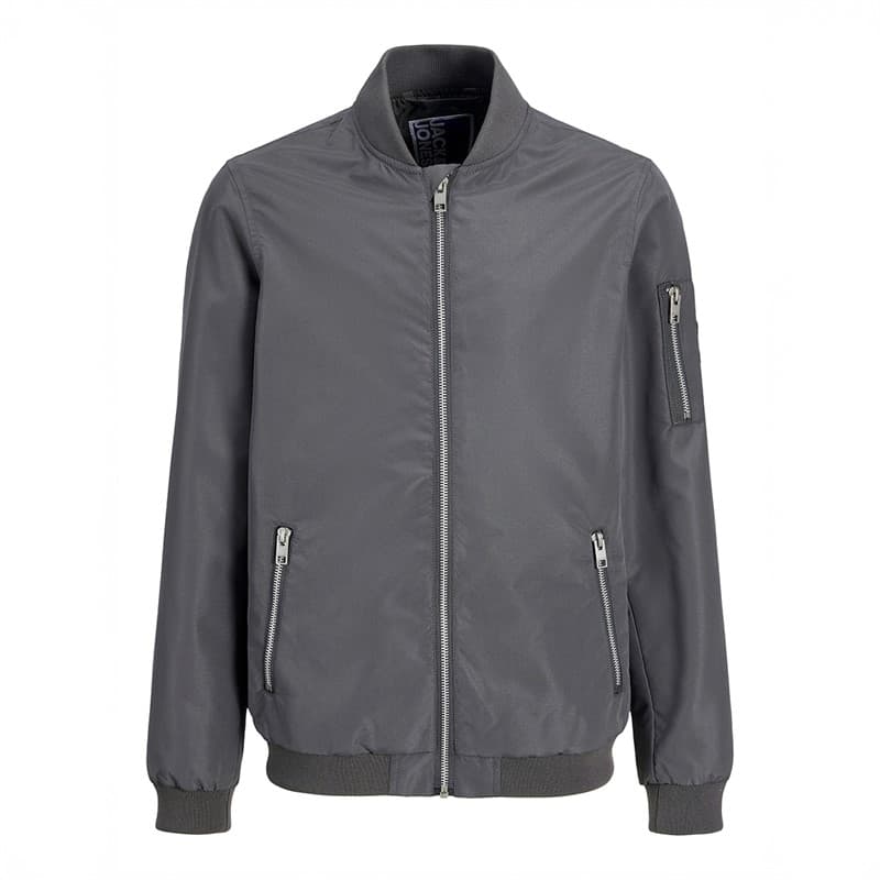 JACK & JONES Jongens Mash Bomber Castlerock - Afbeelding 1