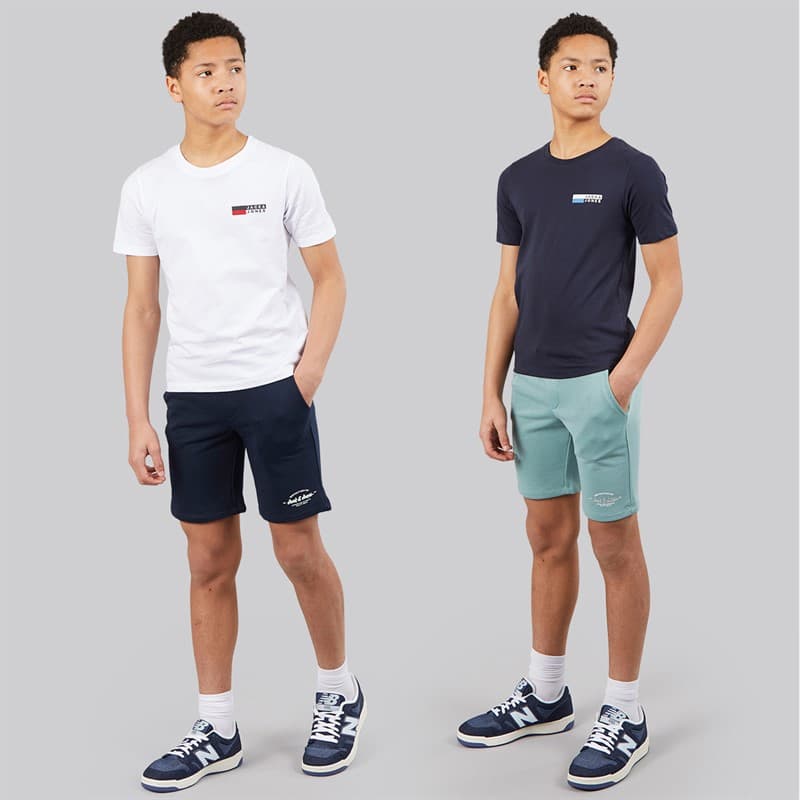JACK & JONES Jongens Gordon Brandon Set van 2 Shorts Navy Blazer - Afbeelding 3