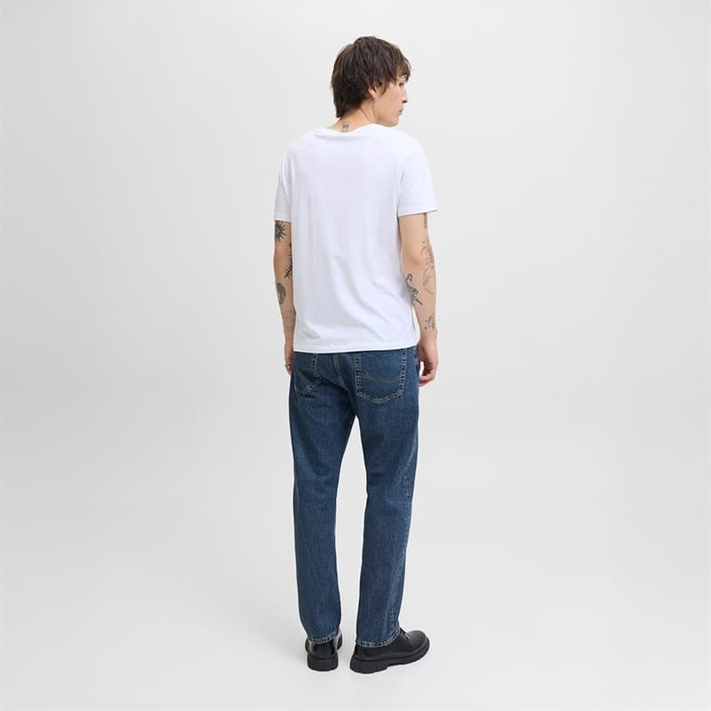 JACK & JONES Heren Chris Original SQ 061 Jeans Blue Denim - Afbeelding 2