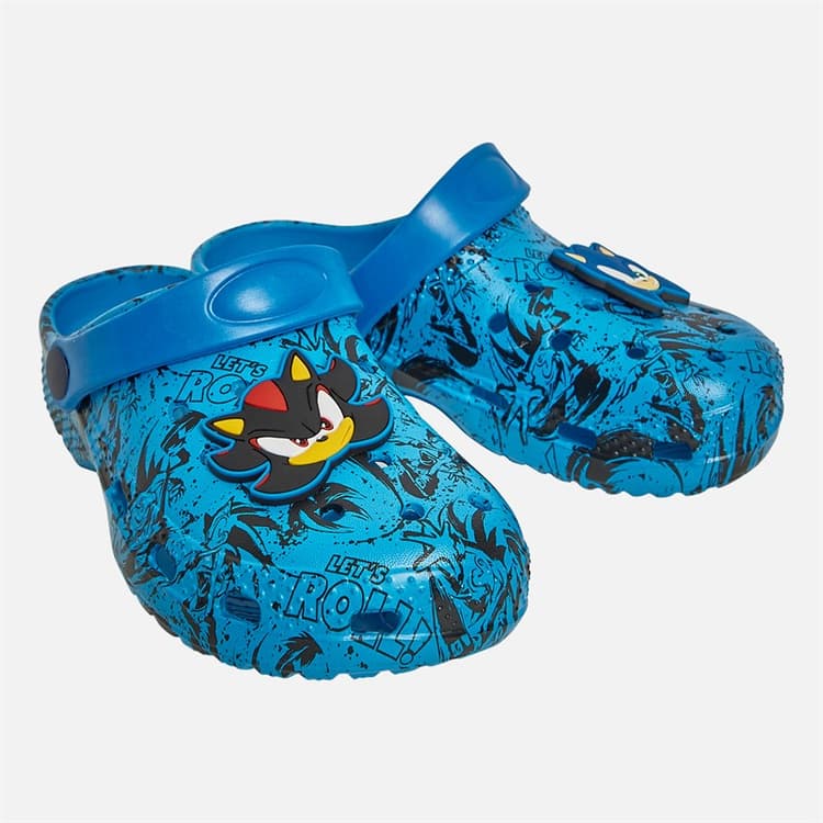 Sonic Jongens Aldan Klompen Blauw/Multi