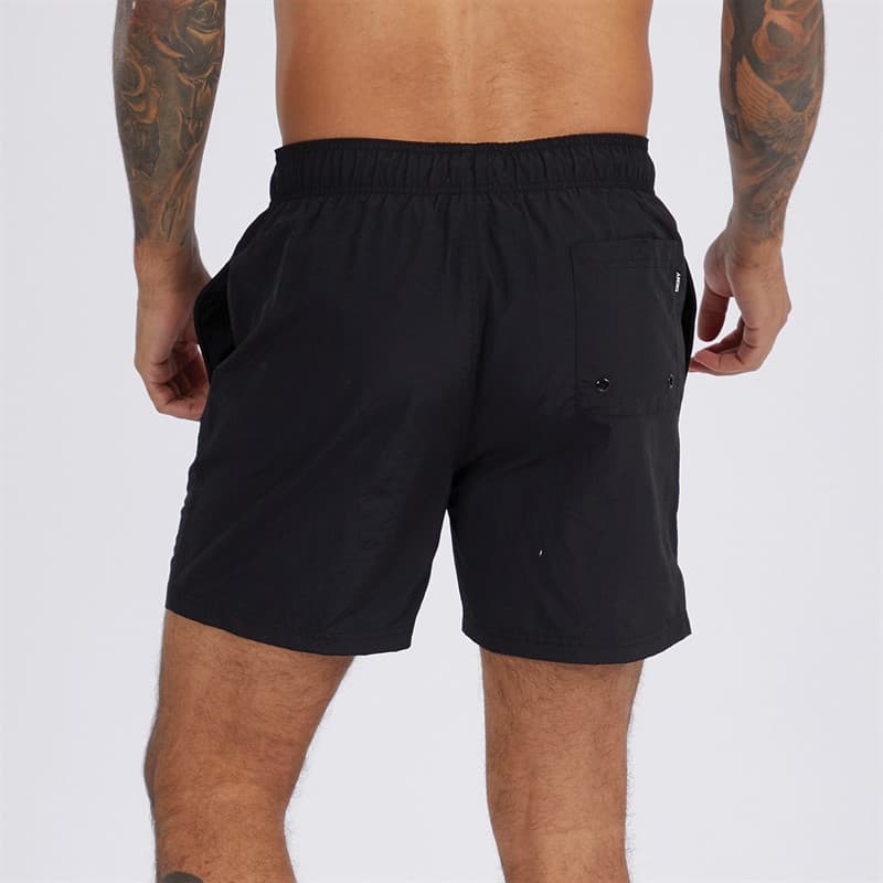 DKNY Heren Kastos Solid Zwemshorts Zwart - Afbeelding 2