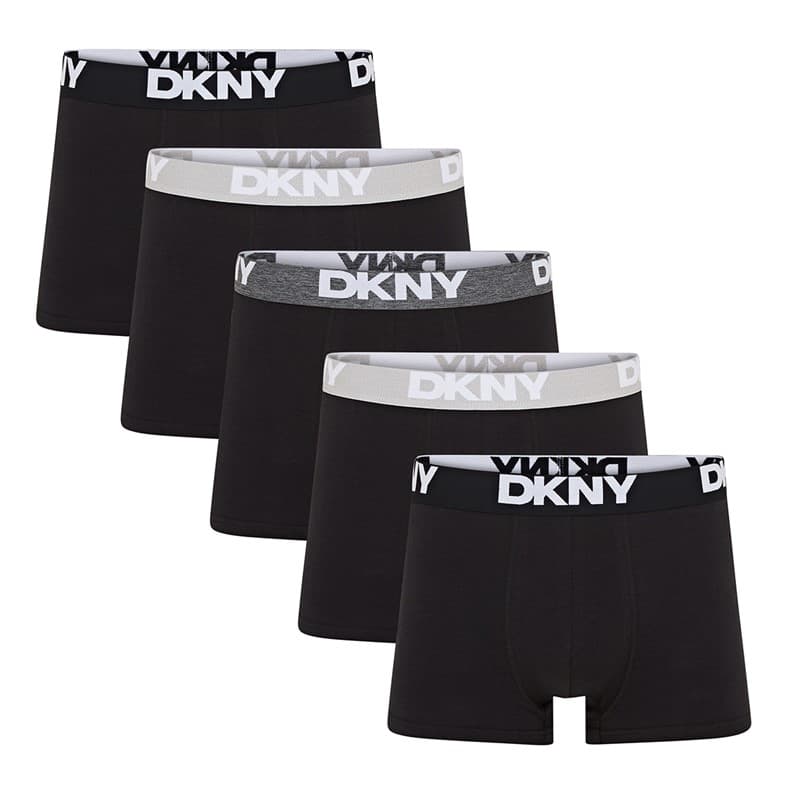 DKNY Herenslip Portland Vijf-Pack Zwart - Afbeelding 1