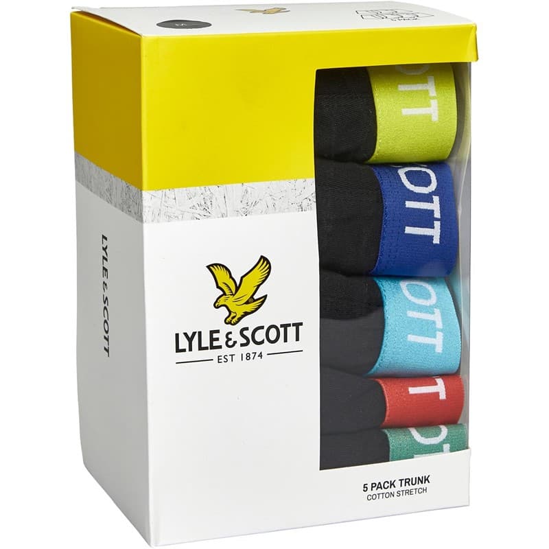 Lyle And Scott Vintage Heren Miller Boxershorts Zwart - Afbeelding 2