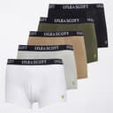 Lyle And Scott Vintage Heren Miller Vijf Pack Boxer Broekjes Bright White/Mirage Grey/Silver Sage/Beetle/Zwart