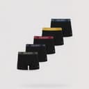 Lyle And Scott Vintage Heren Miller Set van 5 Boxershorts Zwart/Multi