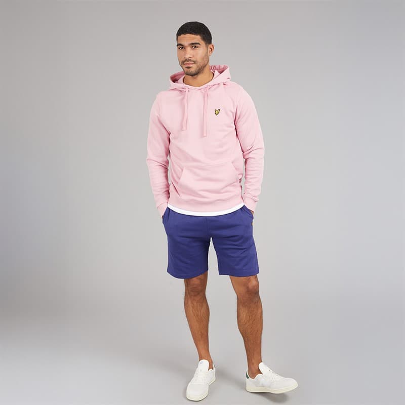 Lyle And Scott Vintage Heren Hoodie X574 Pink Light - Afbeelding 4