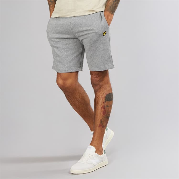 Lyle And Scott Vintage Heren Sweatbroeken T28 Mid Grey Marl