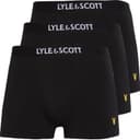 Lyle And Scott Vintage Heren Nathan Drie Pak Boxer Trunks Zwart