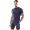 LUKE 1977 Heren Twinset Set Marineblauw