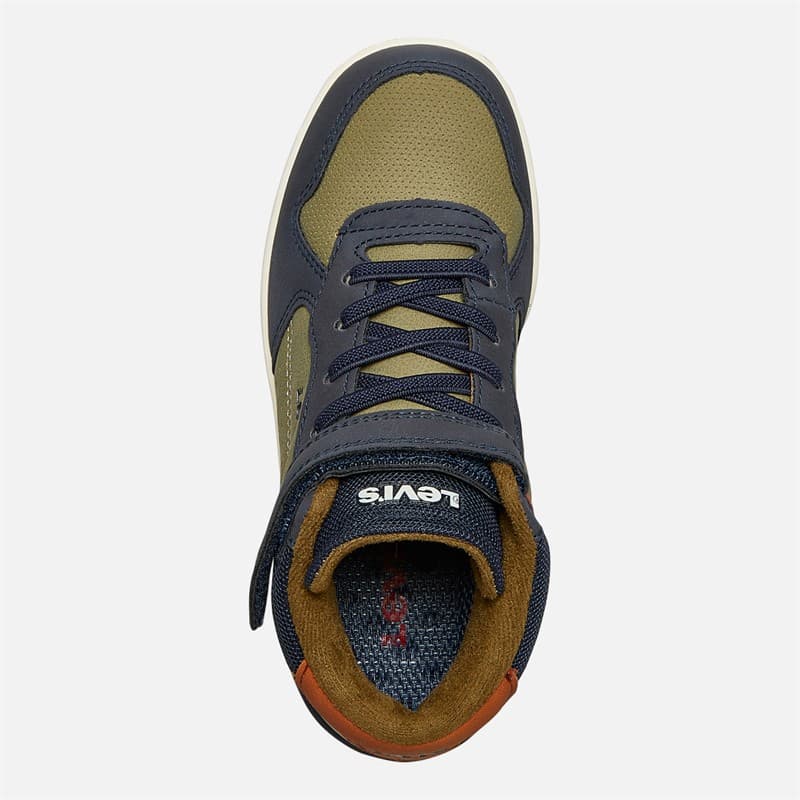 Levi's Kinderen Dereck Sneakers Navy / Khaki 1691 - Afbeelding 4