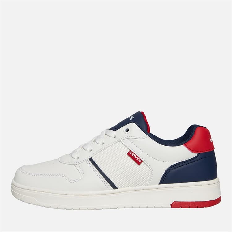 Levi's Junior Kickser Sneakers Off White/Navy 3130 Off wit Navy 3130
